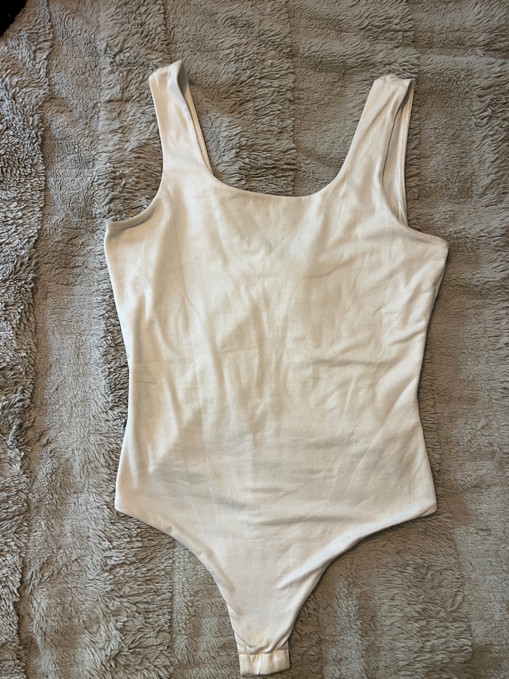 Pink Lily White Tank Bodysuit